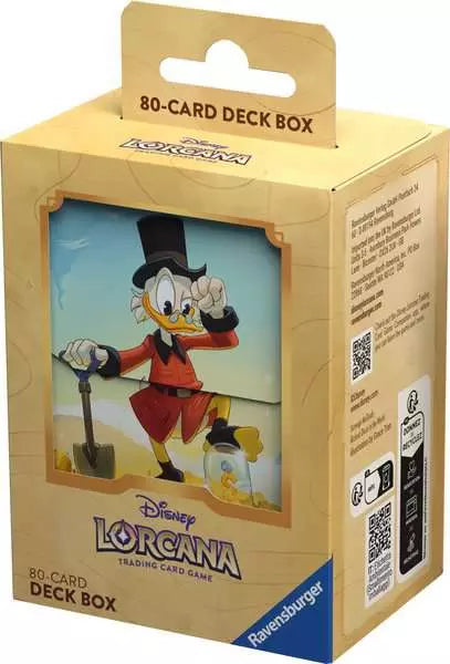 Scrooge McDuck Deck Box for Disney Lorcana TCG