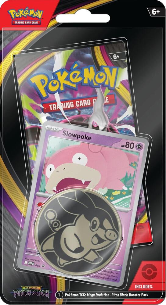 Pokemon Mega Evolution - Pitch Black Single Pack Blister Slowpoke