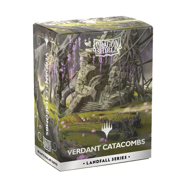 Dragon Shield | Matte Dual Art Sleeves | 100 ct - Verdant Catacombs - Landfall Series