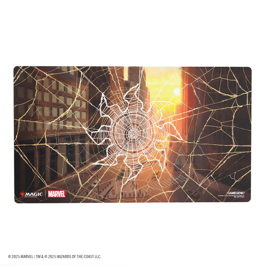 Magic: The Gathering Shiny Playmat - Spider-Man - Plains