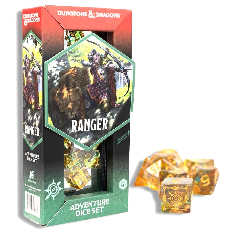 D&D: Adventure Dice Sets - Ranger (Gold)