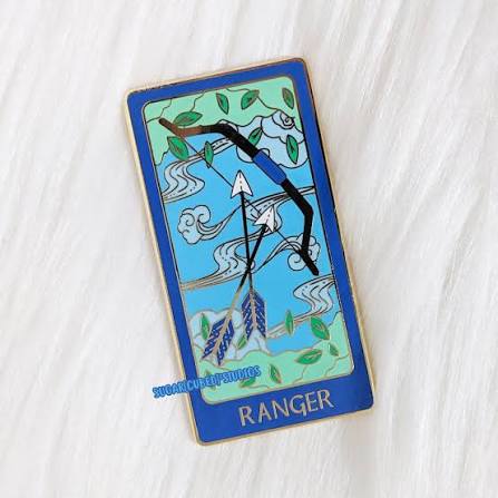 Tarot Card Class - Ranger Enamel Pin