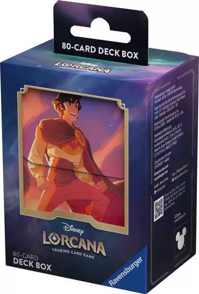Aladdin Deck Box for Disney Lorcana TCG