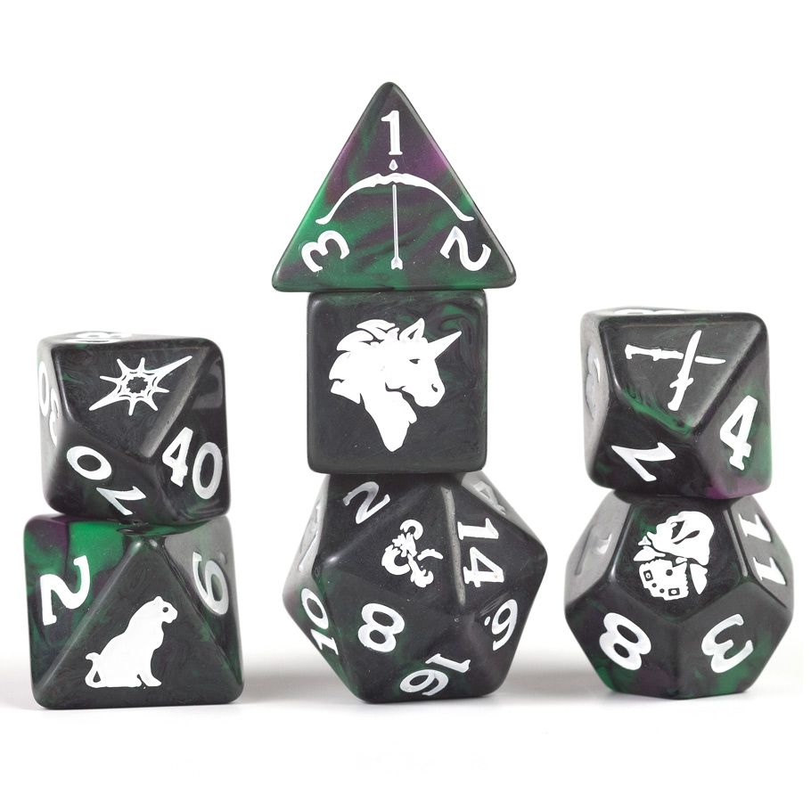 Dungeons & Dragons Adventure Dice Set Legend of Drizzt