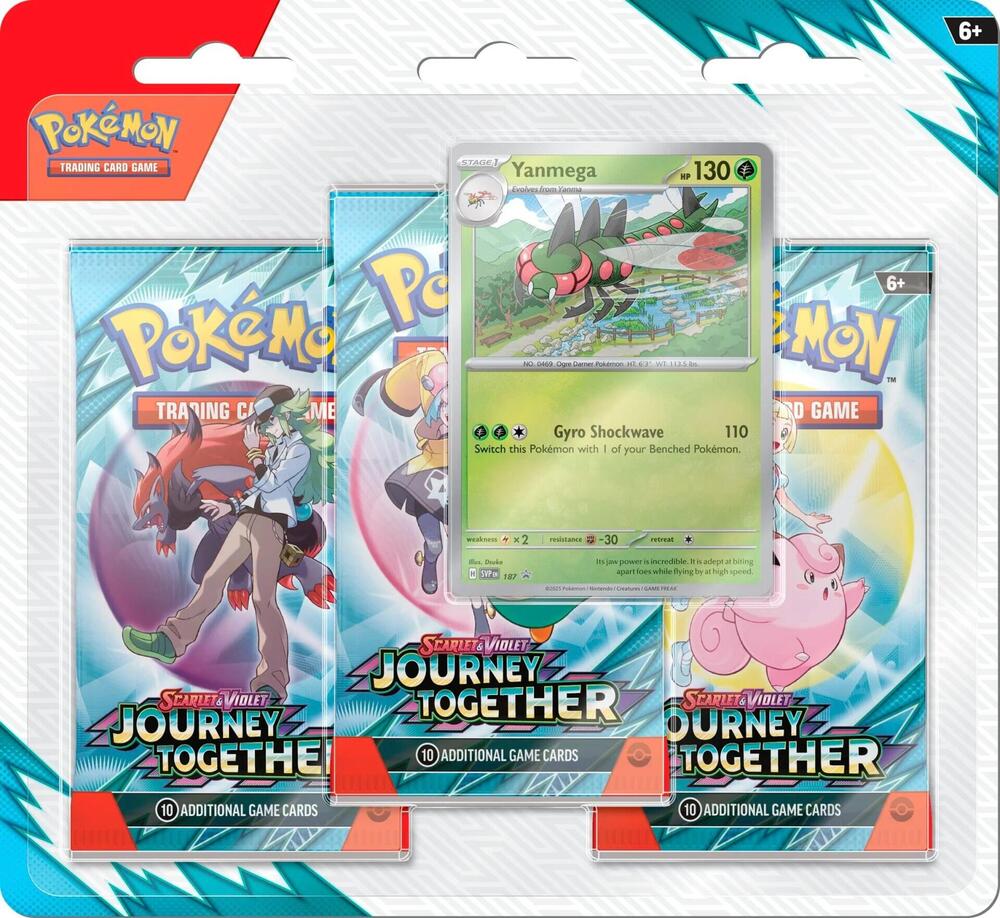 Pokemon Scarlet & Violet - Journey Together 3 Pack Blister [Yanmega]