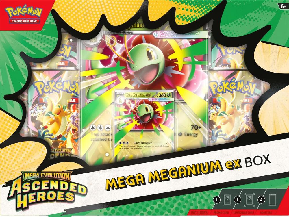 Pokemon Mega Evolution - Ascended Heroes Mega Meganium ex Box