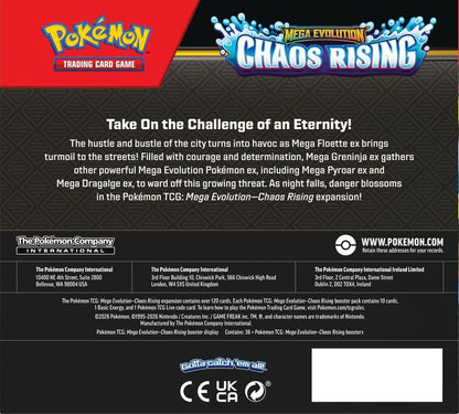 Pokemon Mega Evolution - Chaos Rising Booster Box