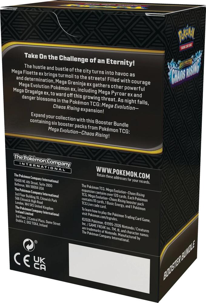 Pokemon Mega Evolution - Chaos Rising Booster Bundle