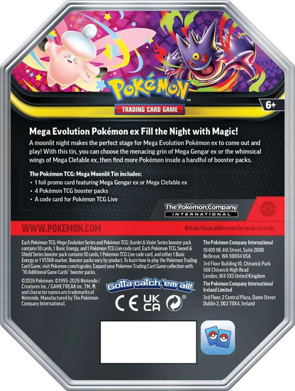Mega Moonlit Tin - Mega Clefable ex