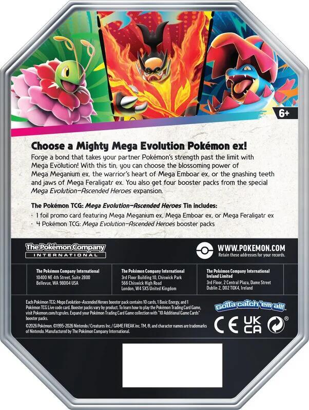 Ascended Heroes Tin - Mega Emboar EX