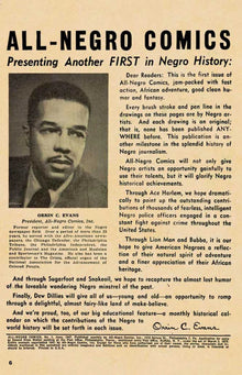 All-Negro Comics : America's First Black Comic Book