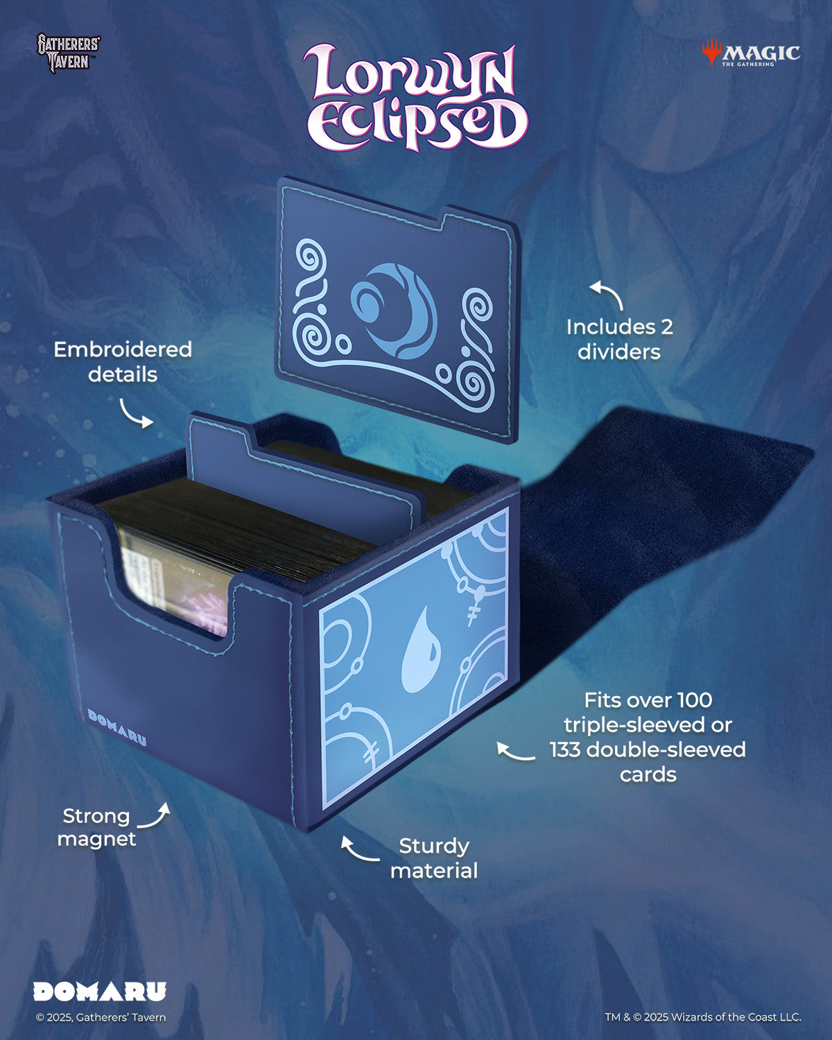 MTG: DOMARU Deck Box - Lorwyn Eclipsed - Brine Blue