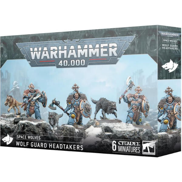 40k: Space Wolves - Wolf Guard Headtakers box front