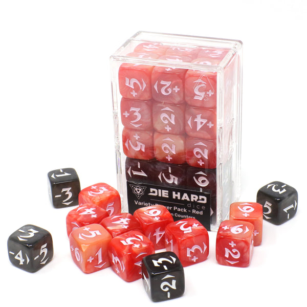 DHD: Spindown Counter Variety Pack - Red