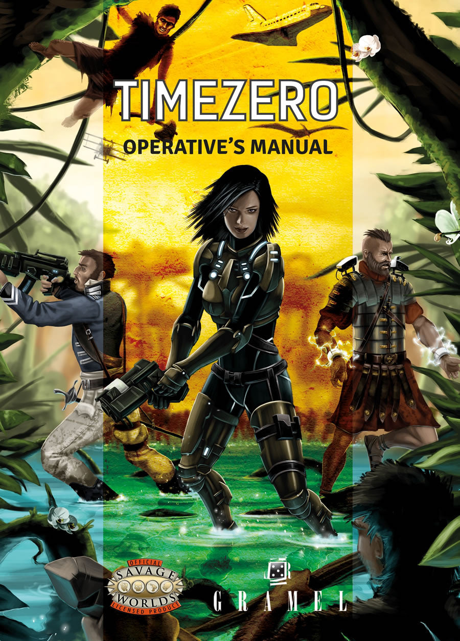 TimeZero Operative’s Manual Savage Worlds RPG corebook