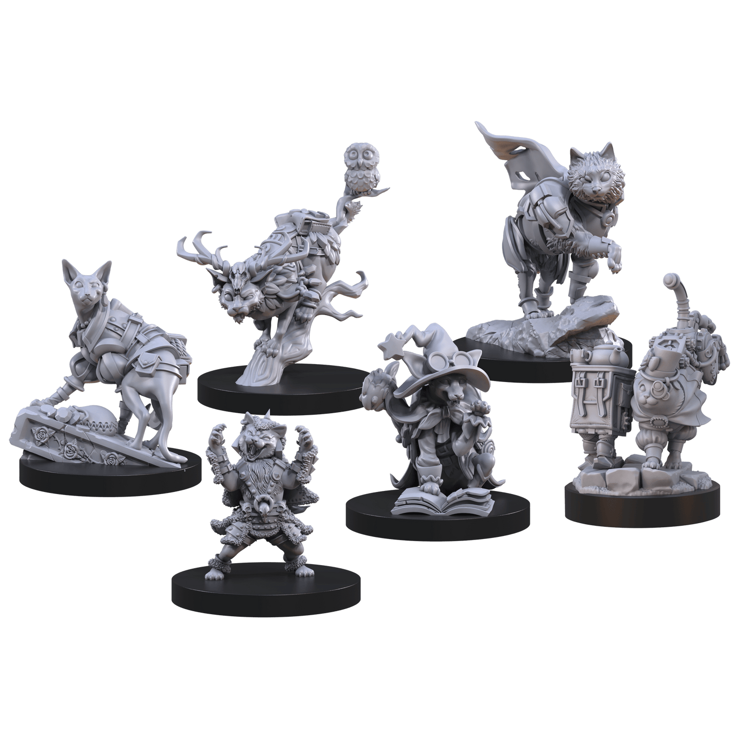 Faraway Sea Cats miniatures for Animal Adventures