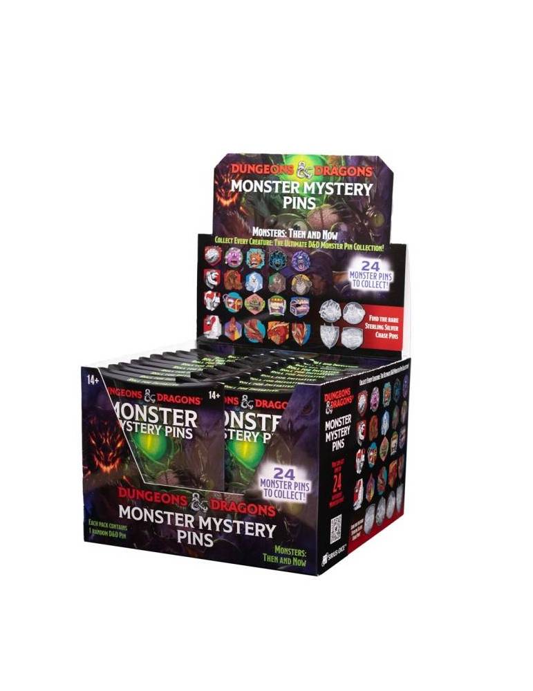 Dungeons & Dragons Monster Mystery Pins display box