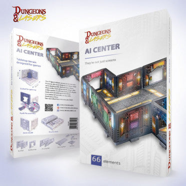 Dungeons & Lasers AI Center terrain set